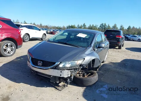 2013 Honda Civic Lx из США, поврежденный, VIN 2HGFB2F52DH596556